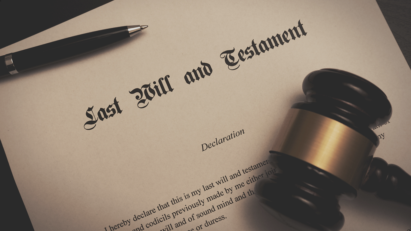 Last Will & Testament Document